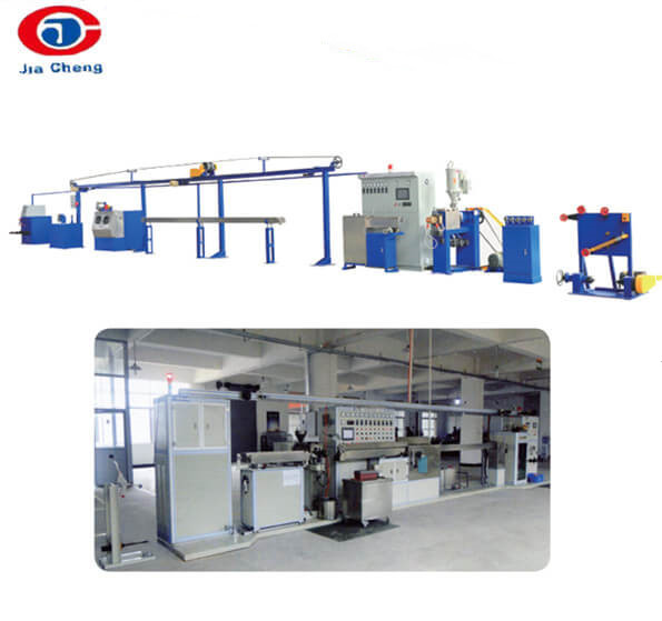 Extremely fine teflon cable extrusion production line