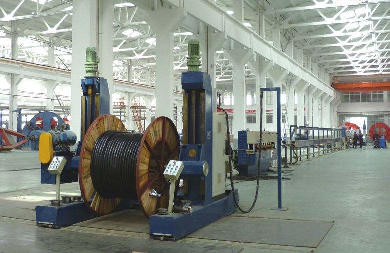 Cable sheath production line