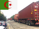 Loading 21 containers to Algeria（Wire and cable machine）